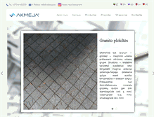 Tablet Screenshot of akmeja.lt